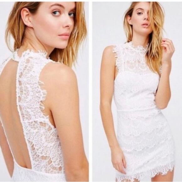 Intimately free people daydreamer lace dress woman’s small cute bridal - Picture 1 of 11